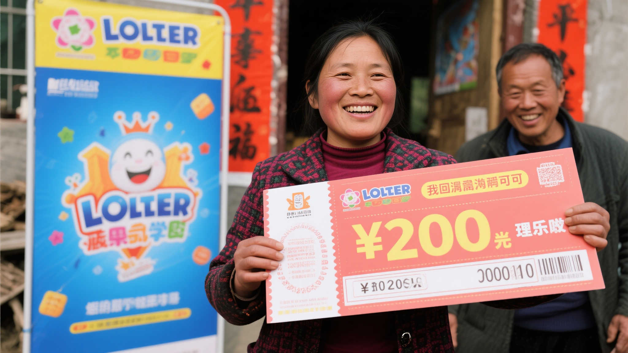 女村民喜中福彩百万大奖，此前已获双色球二等奖